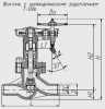 Клапан запорный проходной сальниковый Т-110б DN 100 мм PN 100 кгс/см2